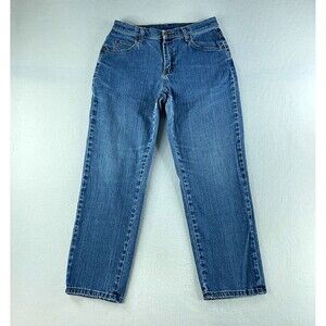 Riders Womens Jeans Blue Tag Size 10P (31x28.5) High Rise Straight Denim